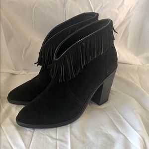 Joie Loren Black Suede Bootie